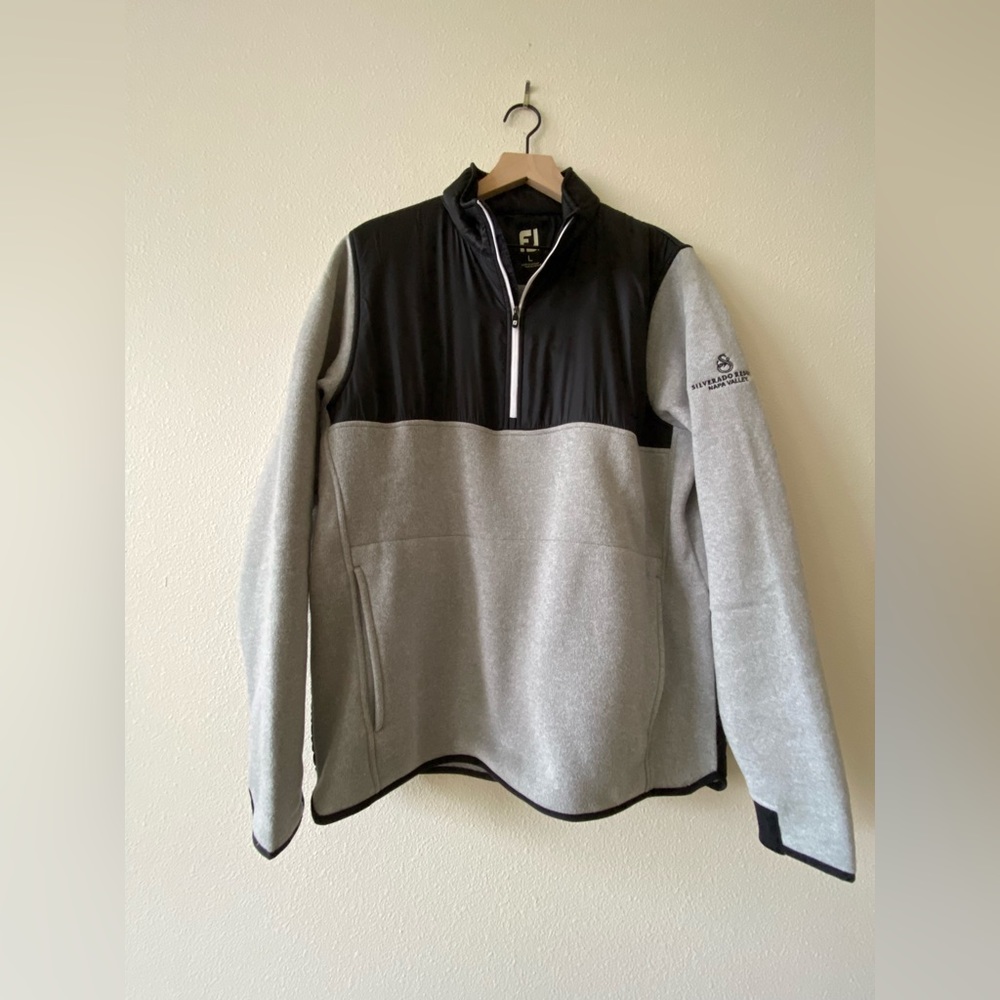 Footjoy large quarter zip pullover jacket
